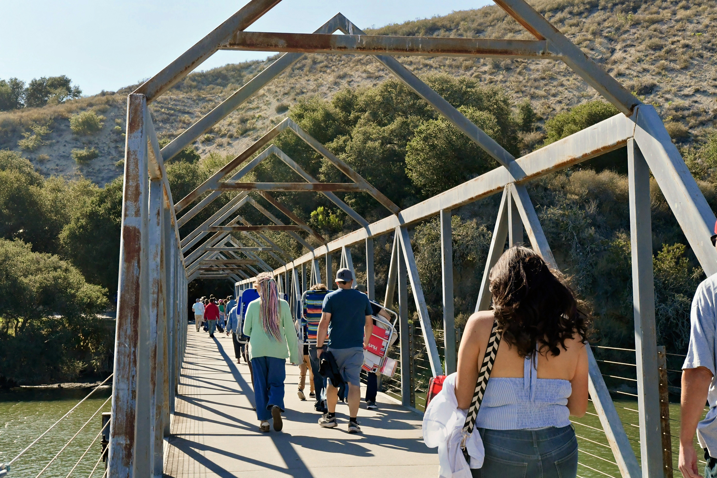 The bridge into Avila Beach Golf Resort