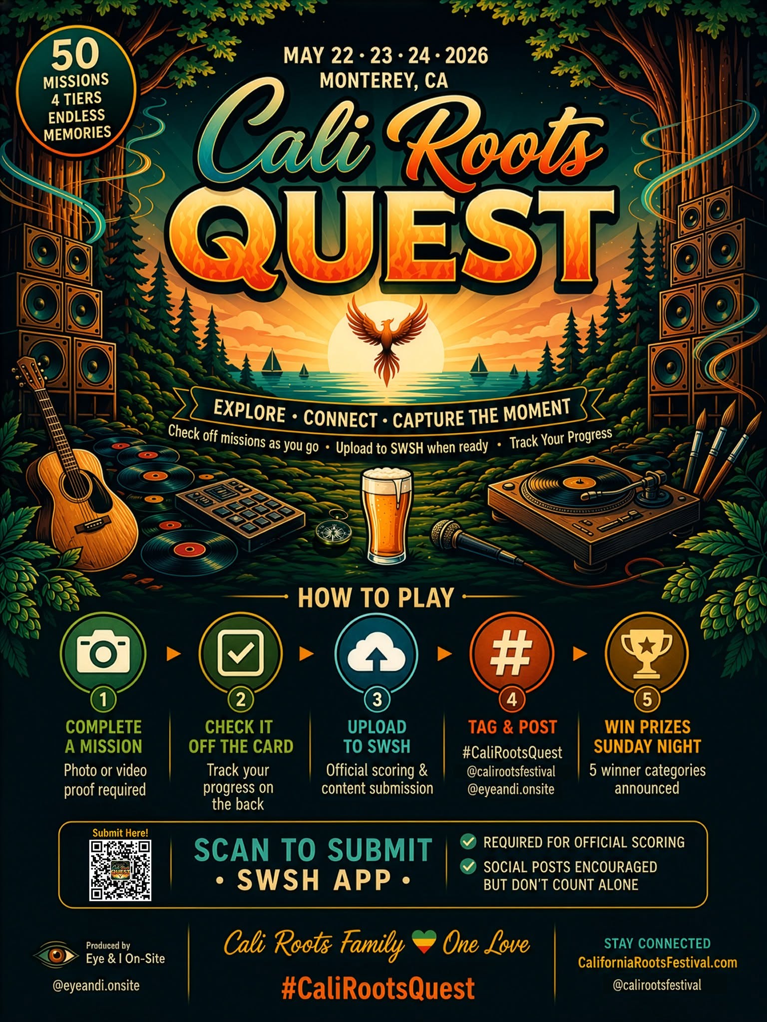Cali Roots Quest Card