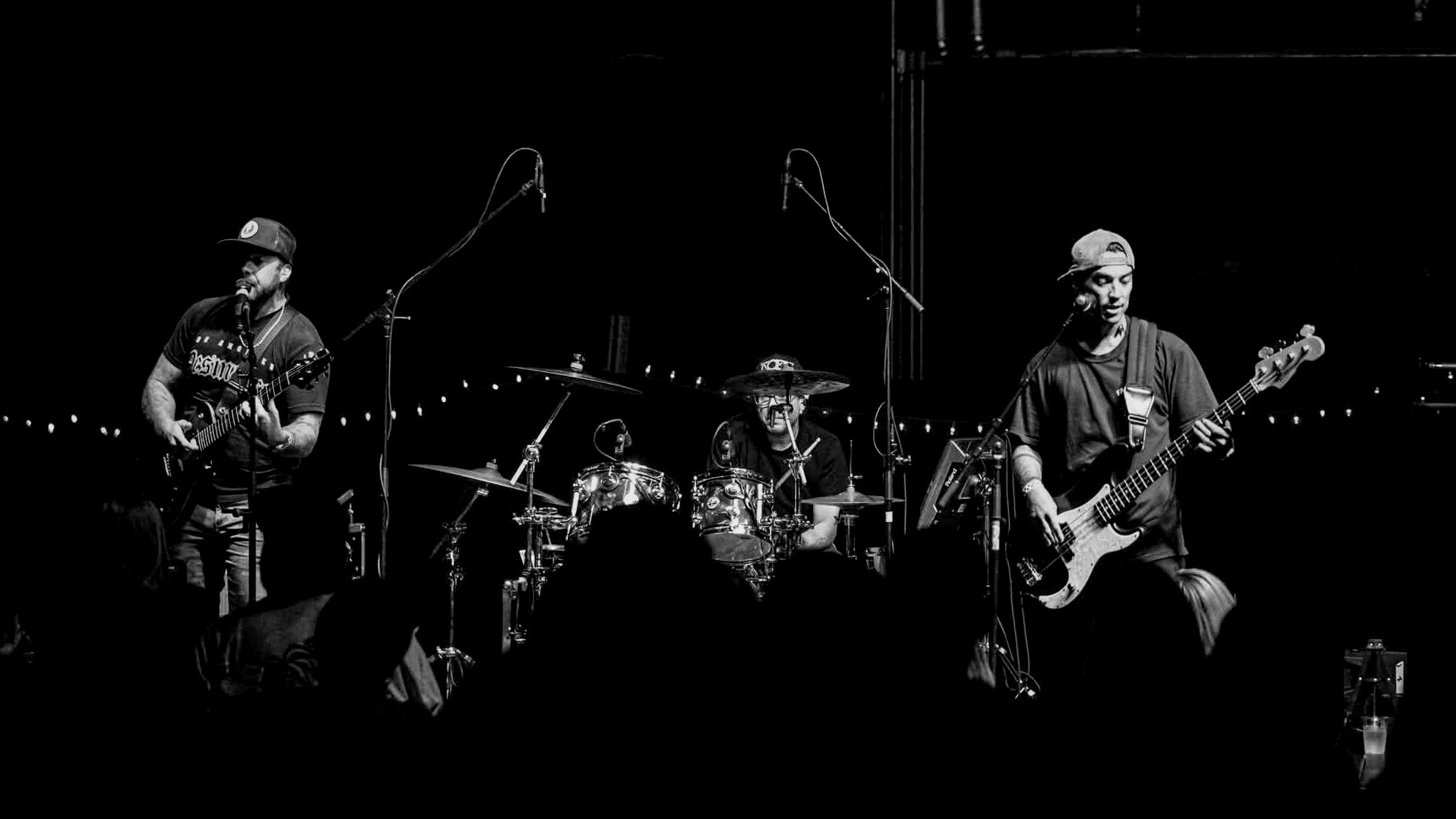Kyle Smith with his band