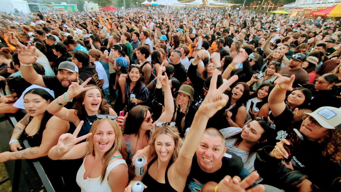 Crowd at Avila Beach
