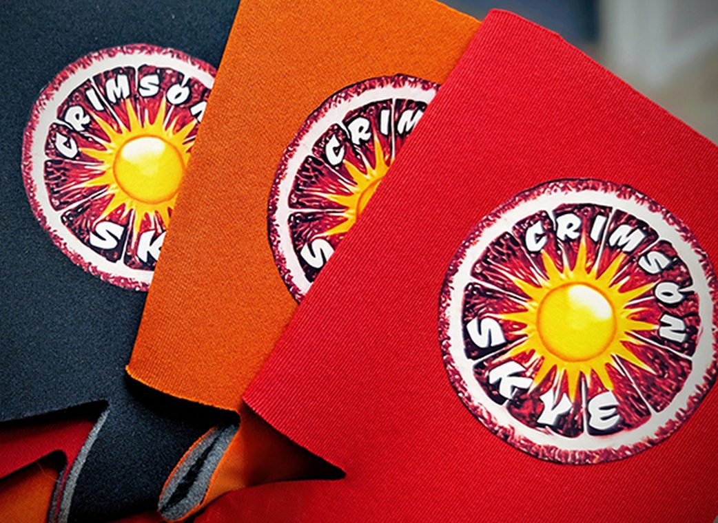 Crimson Skye koozies