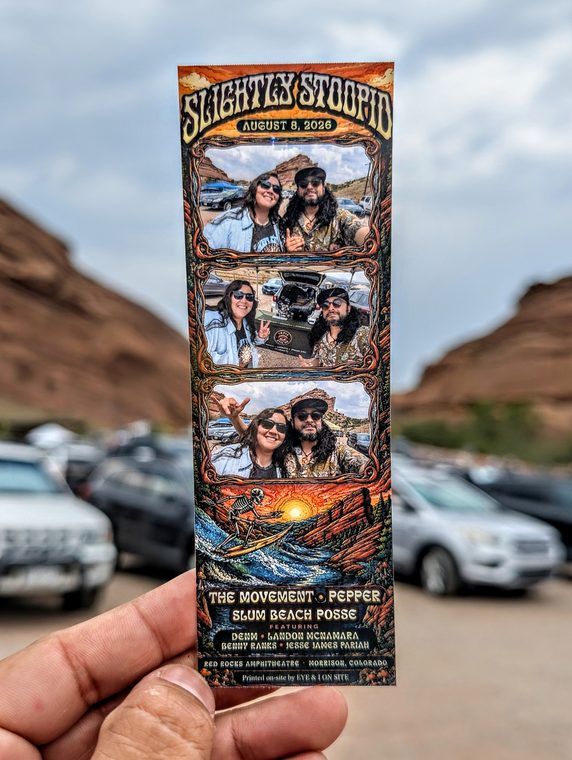 Photo strip held at the show